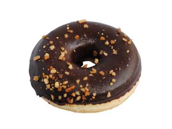 Donut chocolade-noot