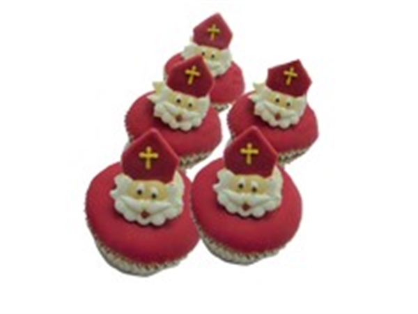 Mini sint cupcake p/5
