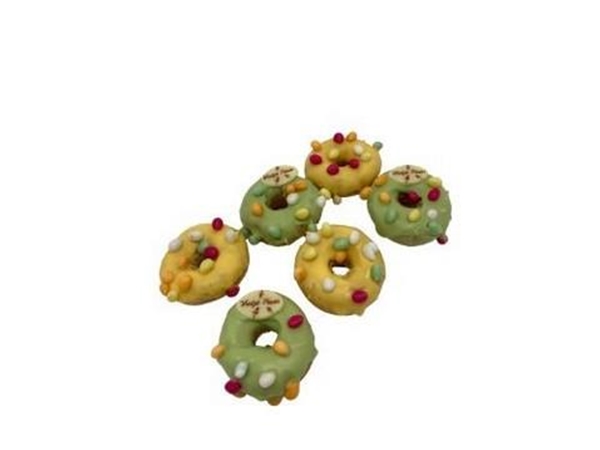 Luxe mini paas donuts p/6