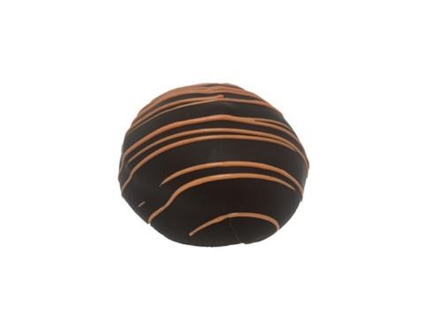 Oranje streepje chocolade bol mini